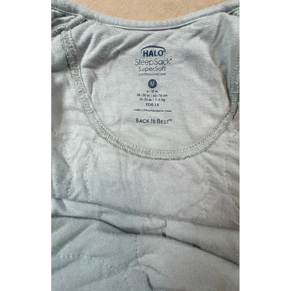 TWO Halo wearable blanket super soft Bamboo TOG 1.5. Bamboo Viscose size medium - Picture 5 of 12